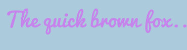 Image with Font Color C683EB and Background Color ABCADB
